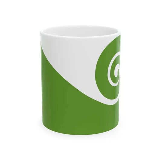 Koru flag (New Zealand) White Coffee Mug 11oz - Go Mug Yourself