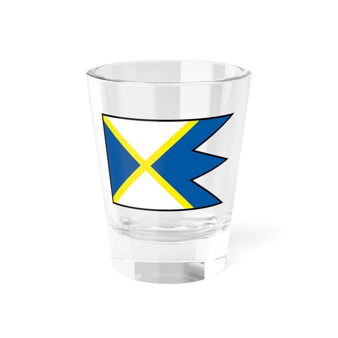 Kos Prievidza Flag (Slovakia) Shot Glass 1.5oz 1.5oz - Go Mug Yourself
