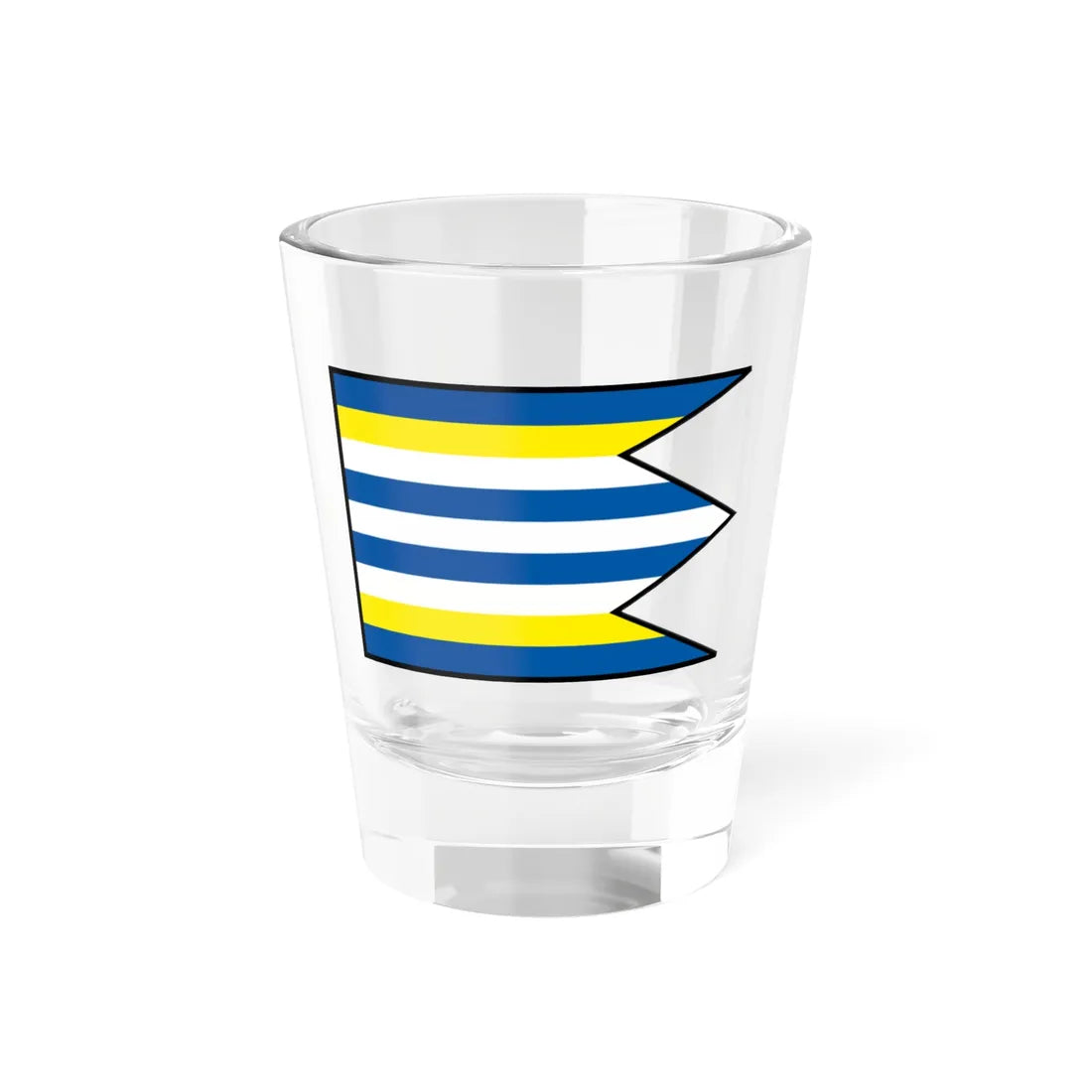 Kosariska Myjava Flag (Slovakia) Shot Glass 1.5oz 1.5oz - Go Mug Yourself