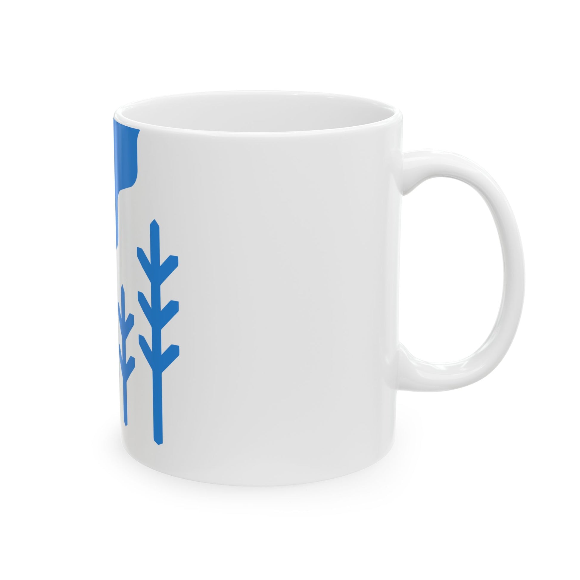 Kose valla lipp (Estonia) White Coffee Mug-Go Mug Yourself