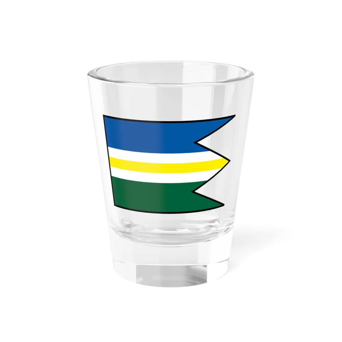 Kosecke Podhradie Ilava Flag (Slovakia) Shot Glass 1.5oz 1.5oz - Go Mug Yourself