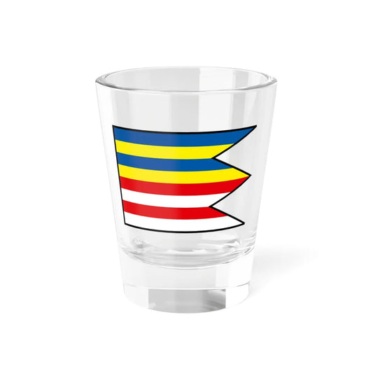 Kosicke Olsany Kosice Okolie Flag (Slovakia) Shot Glass 1.5oz 1.5oz - Go Mug Yourself