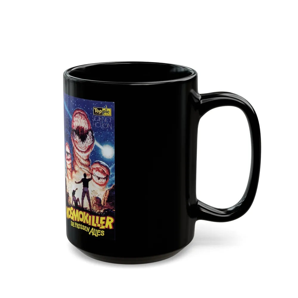 KOSMOKILLER SIE FRESSEN ALLIES (VHS COVER) - Black Coffee Mug-Go Mug Yourself