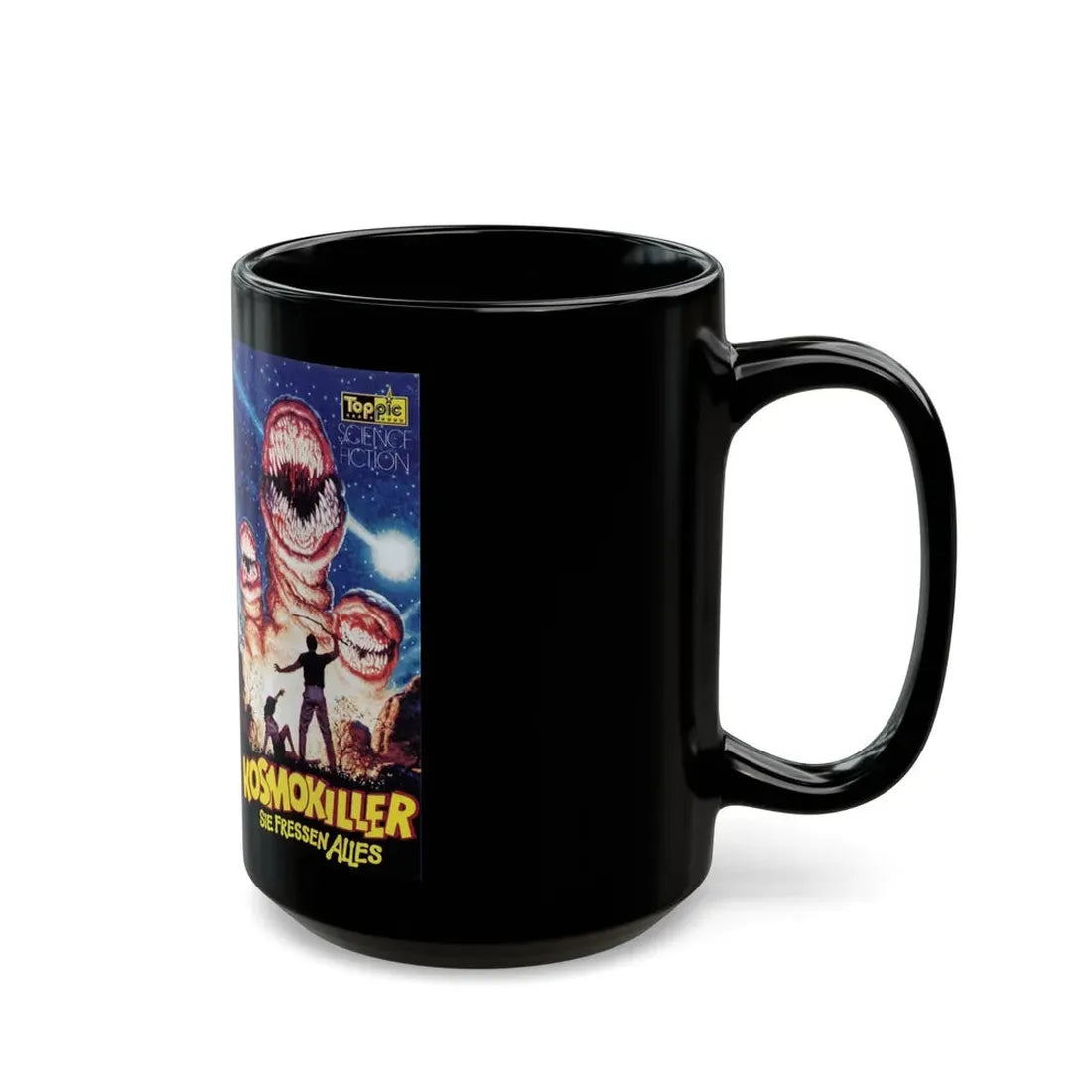KOSMOKILLER SIE FRESSEN ALLIES (VHS COVER) - Black Coffee Mug - Go Mug Yourself
