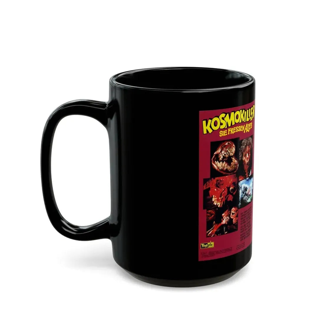 KOSMOKILLER SIE FRESSEN ALLIES (VHS COVER) - Black Coffee Mug - Go Mug Yourself