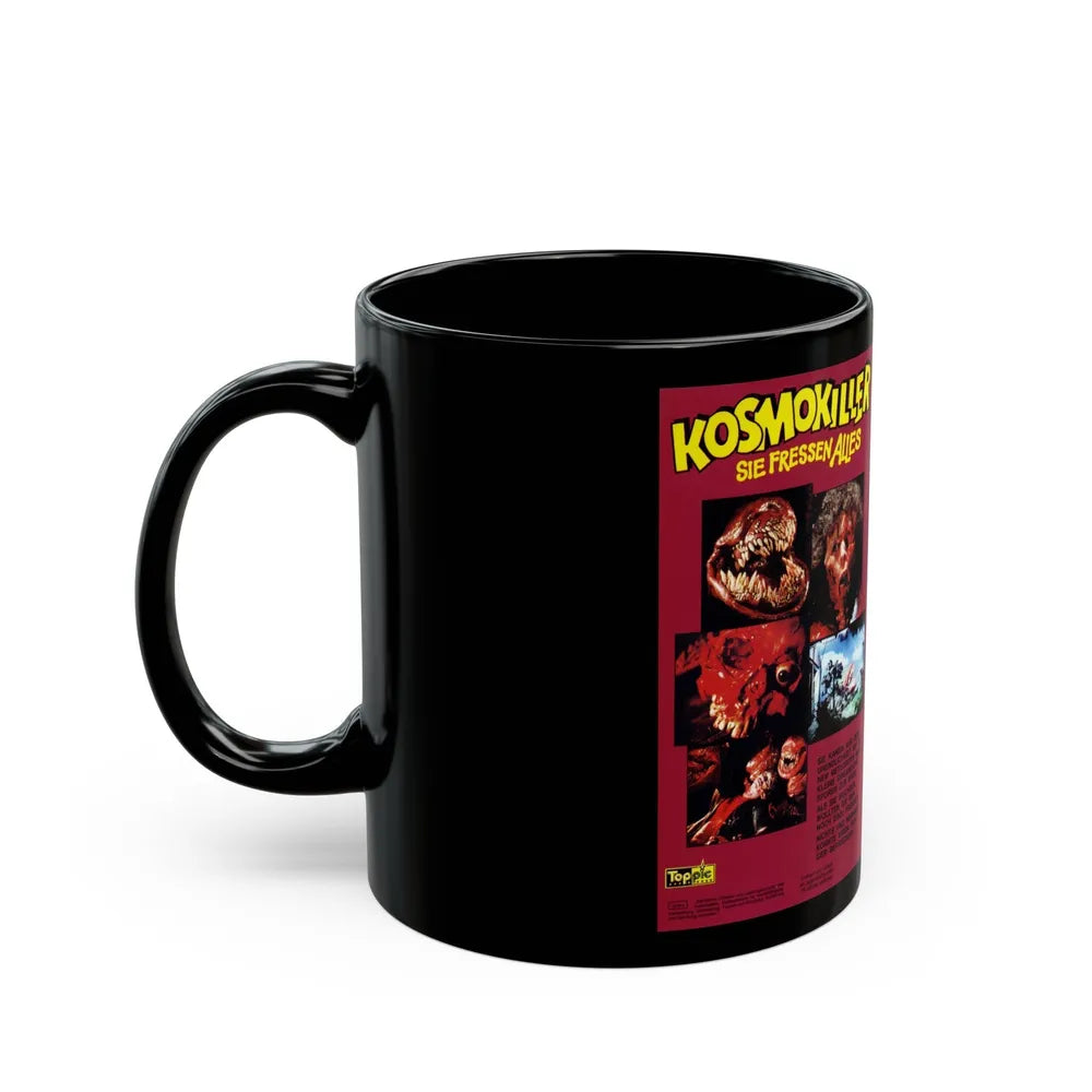 KOSMOKILLER SIE FRESSEN ALLIES (VHS COVER) - Black Coffee Mug-Go Mug Yourself