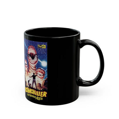 KOSMOKILLER SIE FRESSEN ALLIES (VHS COVER) - Black Coffee Mug-Go Mug Yourself