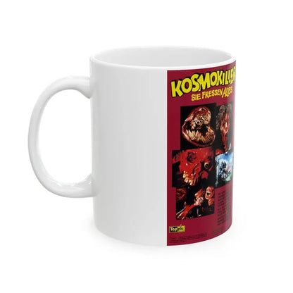 KOSMOKILLER SIE FRESSEN ALLIES (VHS COVER) - White Coffee Mug - Go Mug Yourself