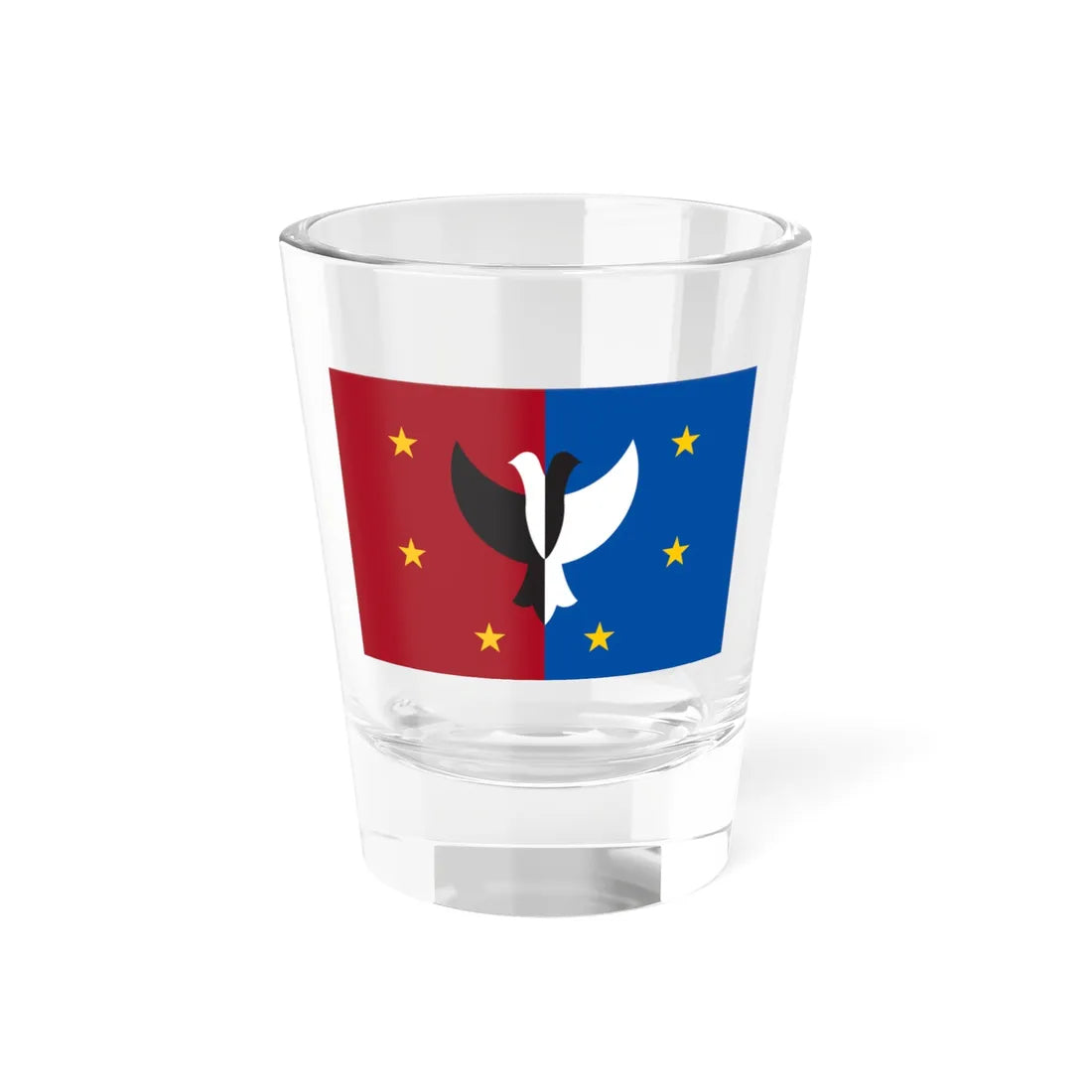 Kosovo Proposal - Union Flag (Kosovo) Shot Glass 1.5oz 1.5oz - Go Mug Yourself