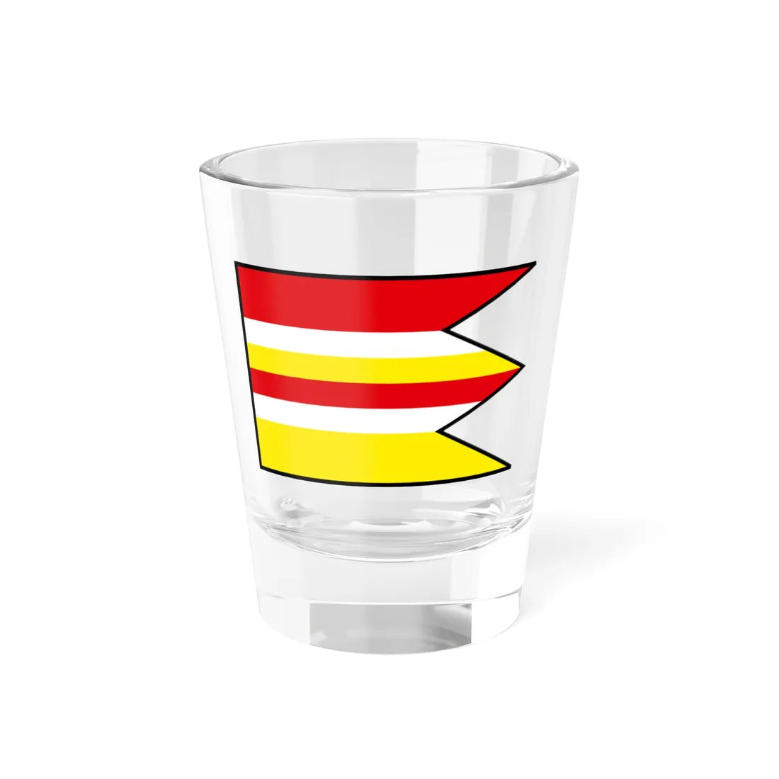 Kostolany Pod Tribecom Zlate Moravce Flag (Slovakia) Shot Glass 1.5oz 1.5oz - Go Mug Yourself