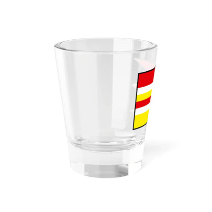 Kostolany Pod Tribecom Zlate Moravce Flag (Slovakia) Shot Glass 1.5oz - Go Mug Yourself