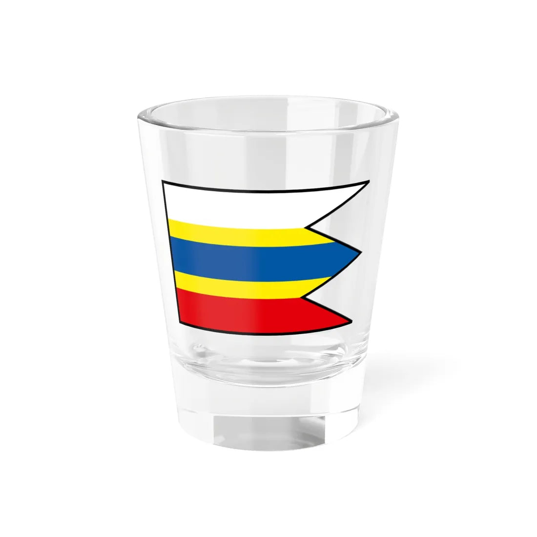 Kostolna Zariecie Trencin Flag (Slovakia) Shot Glass 1.5oz 1.5oz - Go Mug Yourself