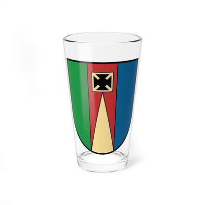 Kostopil Raion coat of arms lesser (Ukraine) (Coat of Arms) Pint Glass 16oz 16oz - Go Mug Yourself