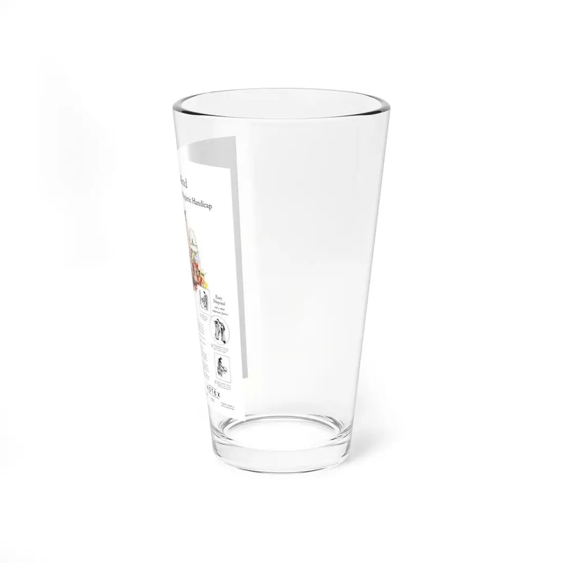 Kotex ad, McCall's, May 1927 - Pint Glass 16oz - Go Mug Yourself
