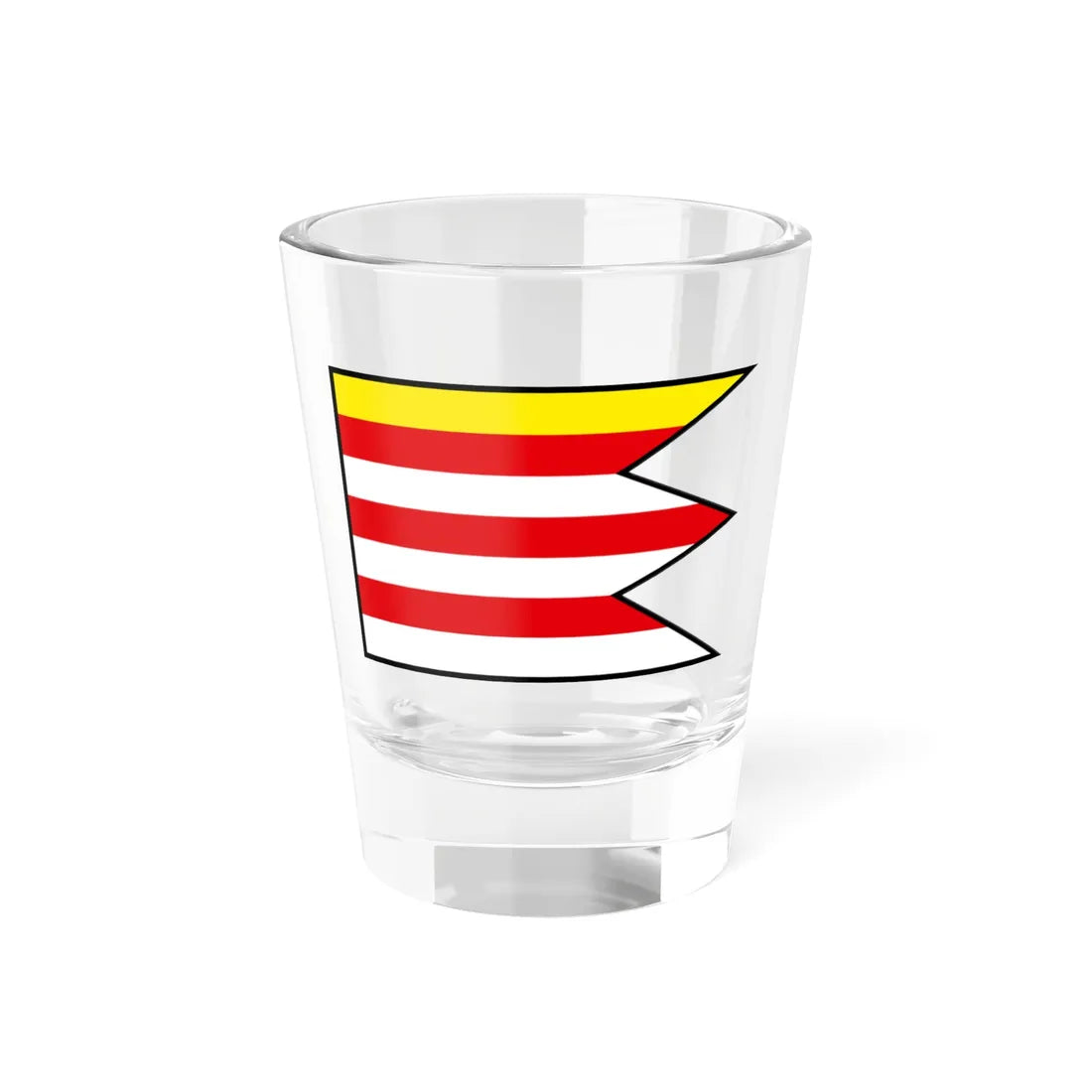 Kovalovec Skalica Flag (Slovakia) Shot Glass 1.5oz 1.5oz - Go Mug Yourself
