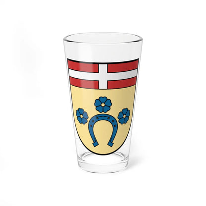 Kovel Raion coat of arms lesser (Ukraine) (Coat of Arms) Pint Glass 16oz 16oz - Go Mug Yourself