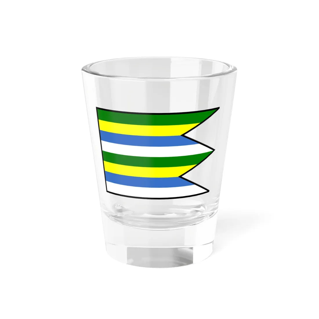 Kozarovce Levice Flag (Slovakia) Shot Glass 1.5oz 1.5oz - Go Mug Yourself