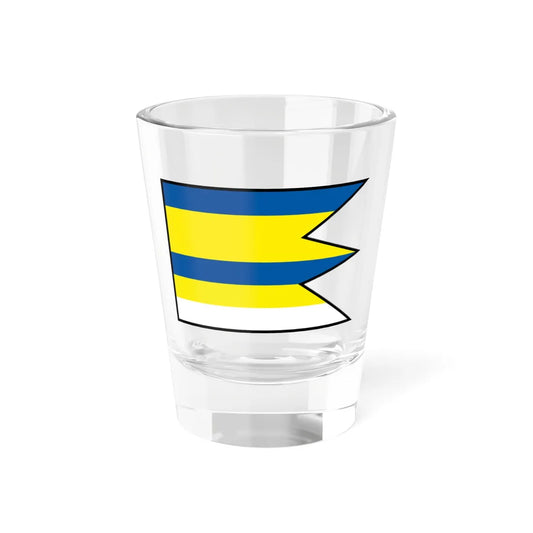Kozuchov Trebisov Flag (Slovakia) Shot Glass 1.5oz 1.5oz - Go Mug Yourself