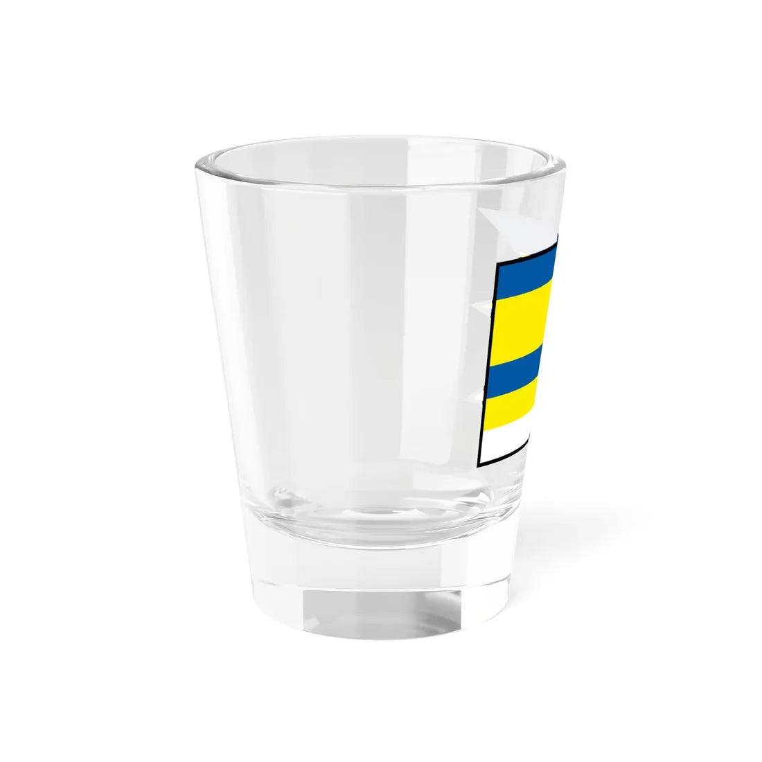 Kozuchov Trebisov Flag (Slovakia) Shot Glass 1.5oz - Go Mug Yourself