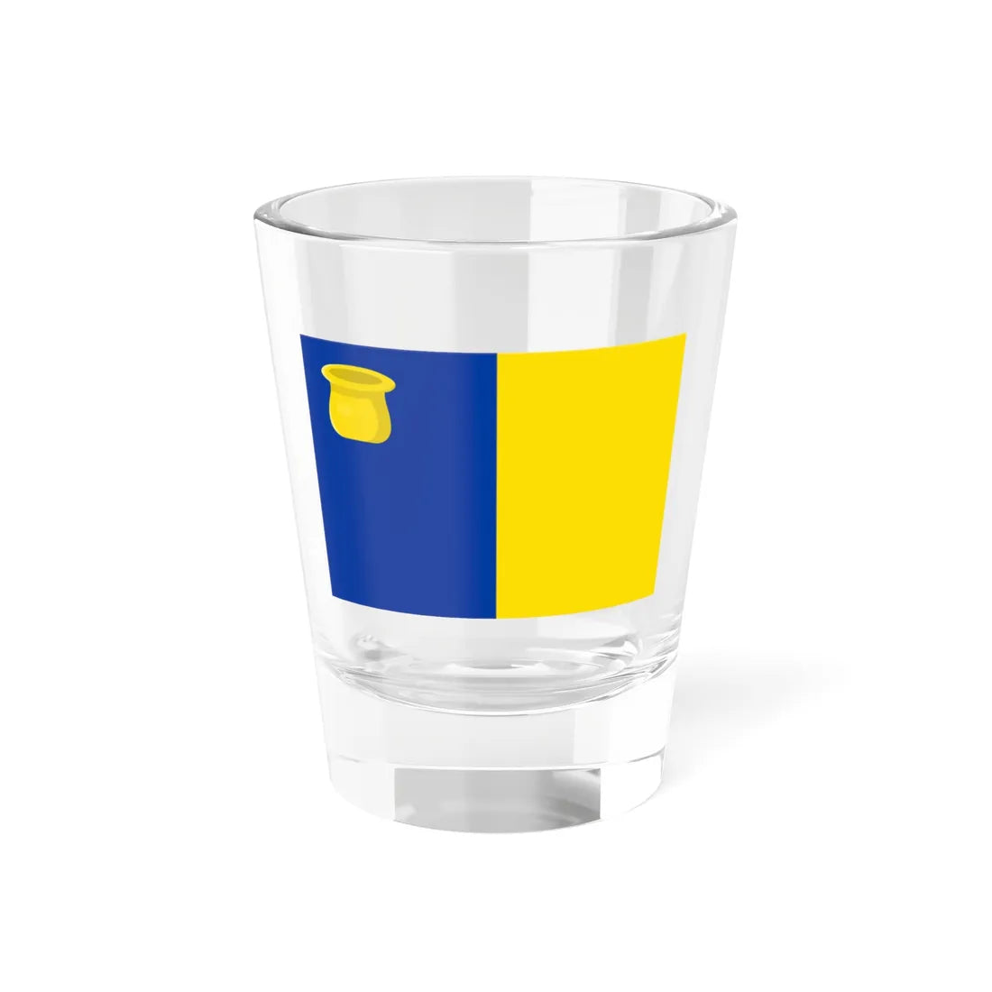Kraainem vlag (Belgium) Shot Glass 1.5oz 1.5oz - Go Mug Yourself