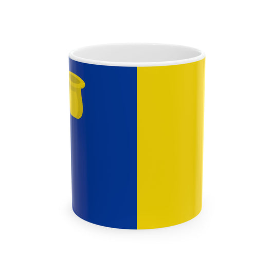 Kraainem vlag (Belgium) White Coffee Mug-11oz-Go Mug Yourself
