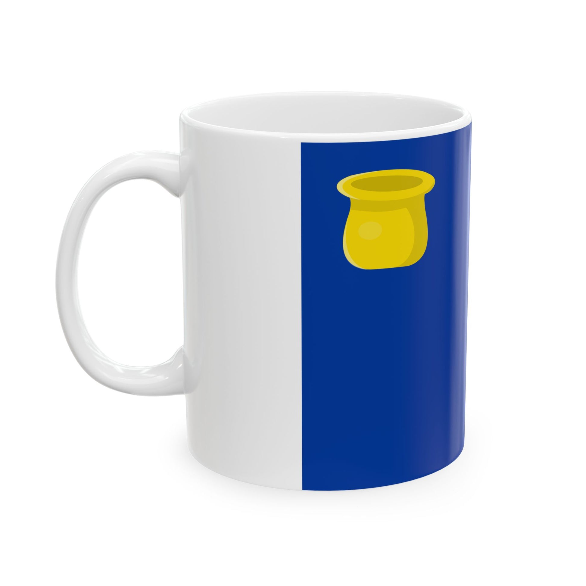 Kraainem vlag (Belgium) White Coffee Mug-Go Mug Yourself