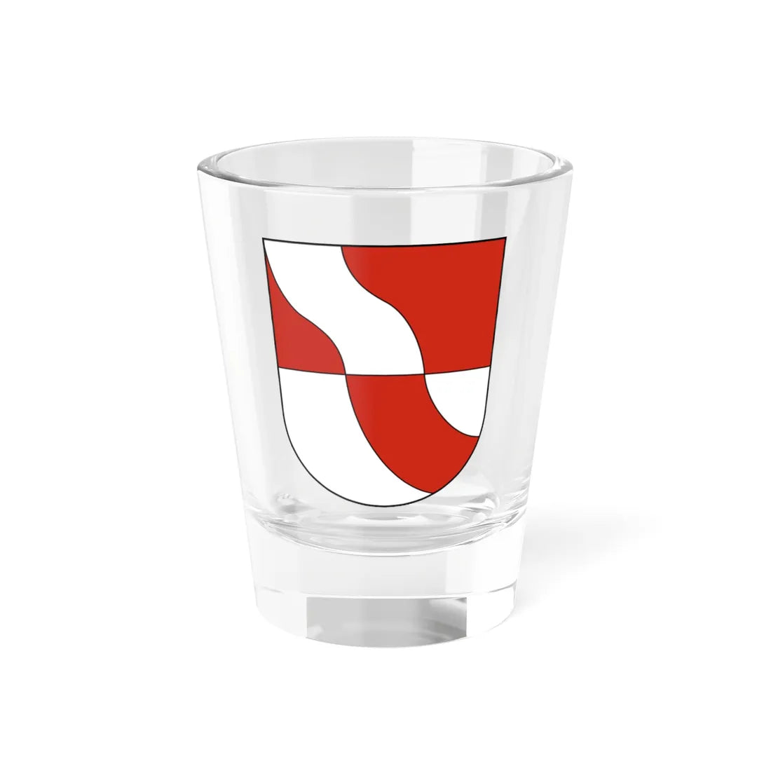 KradolfSchönenberg-blazon (Switzerland) (Coat of Arms) Shot Glass 1.5oz 1.5oz - Go Mug Yourself