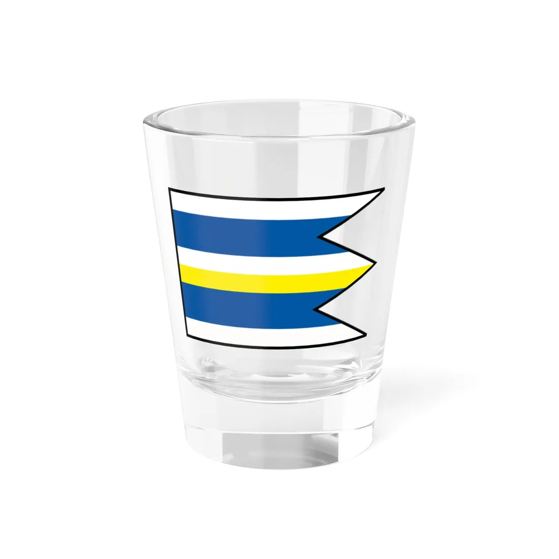 Kralovany Dolny Kubin Flag (Slovakia) Shot Glass 1.5oz 1.5oz - Go Mug Yourself
