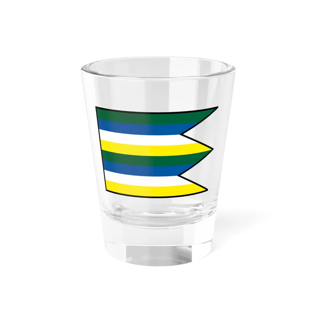 Kralovce Kosice Okolie Flag (Slovakia) Shot Glass 1.5oz 1.5oz - Go Mug Yourself