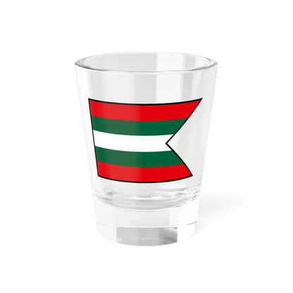 Kralovsky Chlmec Trebisov Flag (Slovakia) Shot Glass 1.5oz 1.5oz - Go Mug Yourself