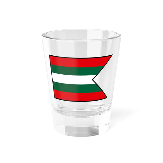 Kralovsky Chlmec Trebisov Flag (Slovakia) Shot Glass 1.5oz 1.5oz - Go Mug Yourself