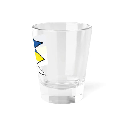 Krasna Ves Banovce Nad Bebravou Flag (Slovakia) Shot Glass 1.5oz - Go Mug Yourself