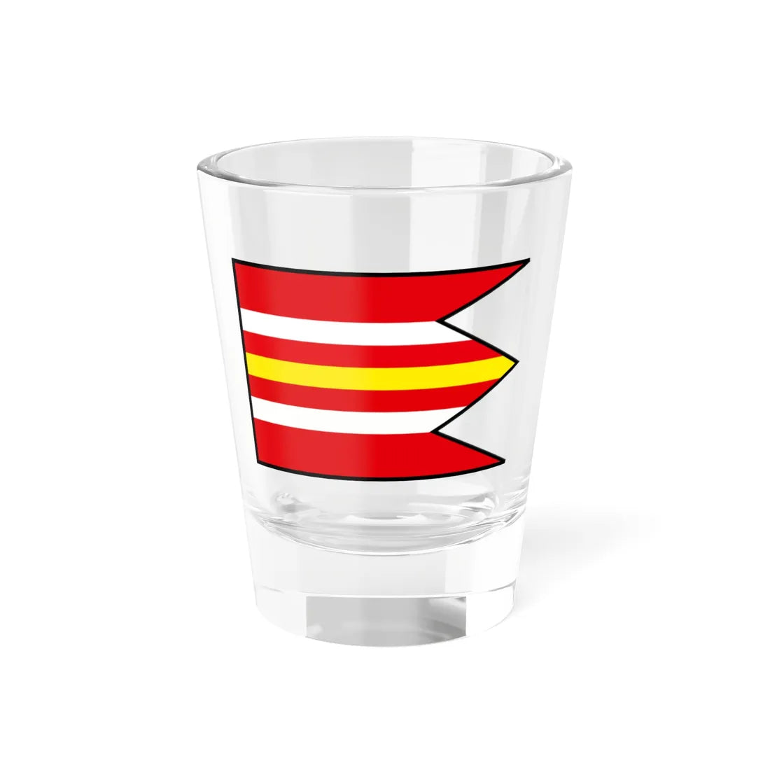 Krasno Partizanske Flag (Slovakia) Shot Glass 1.5oz 1.5oz - Go Mug Yourself