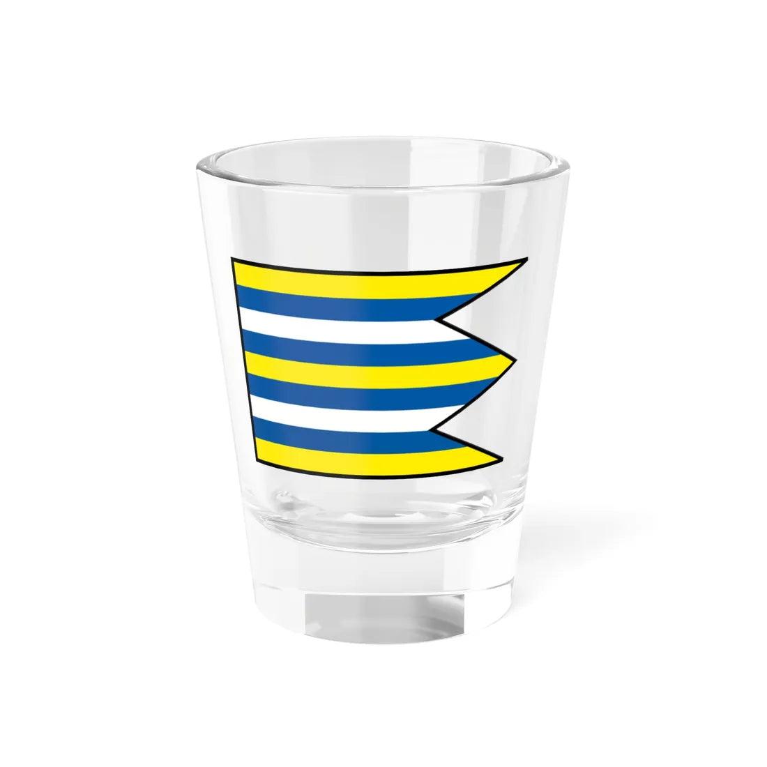 Krasnohorske Podhradie Roznava Flag (Slovakia) Shot Glass 1.5oz 1.5oz - Go Mug Yourself