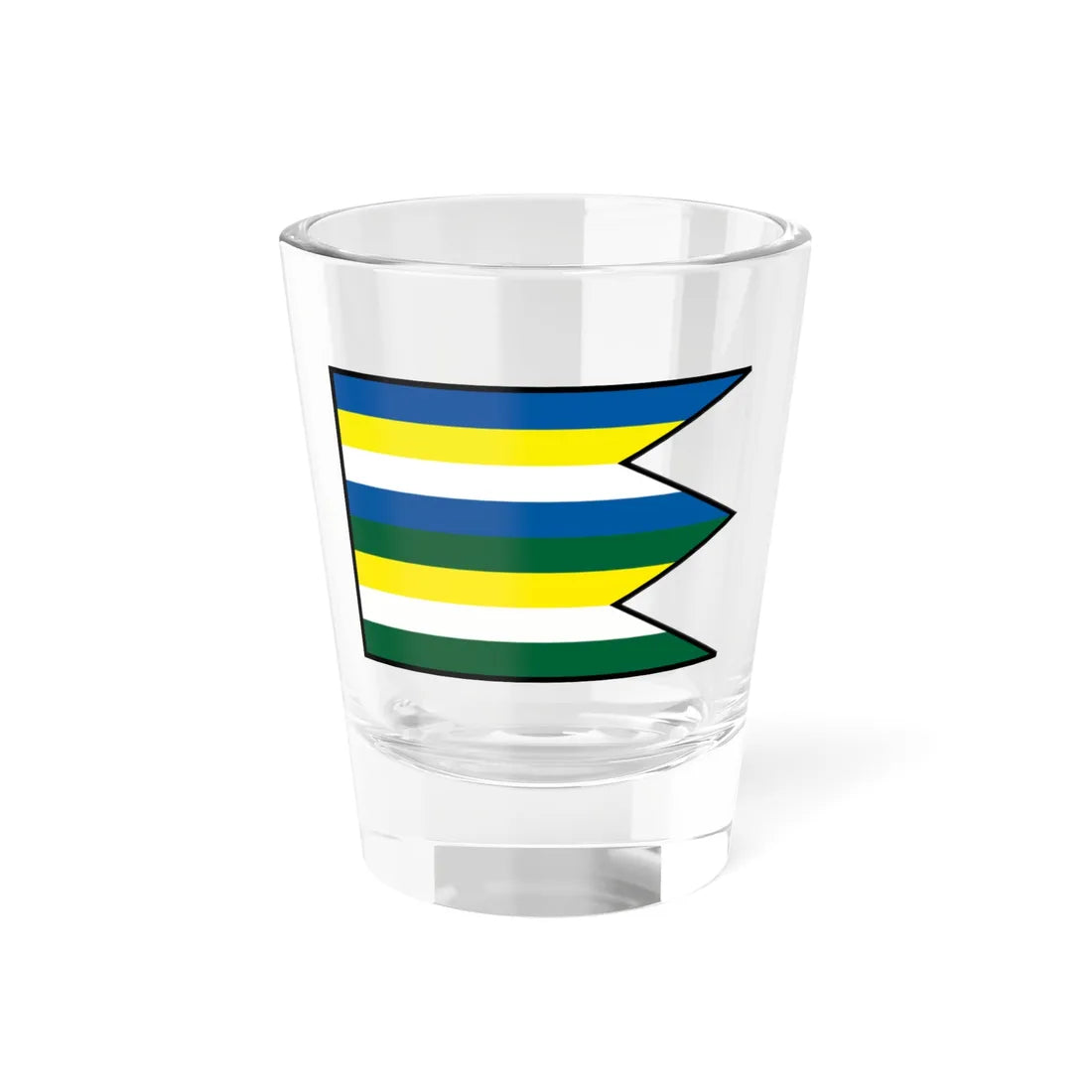 Kravany Nad Dunajom Komarno Flag (Slovakia) Shot Glass 1.5oz 1.5oz - Go Mug Yourself