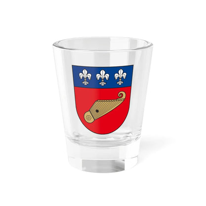 Krekenavos herbas (Lithuania) (Coat of Arms) Shot Glass 1.5oz 1.5oz - Go Mug Yourself