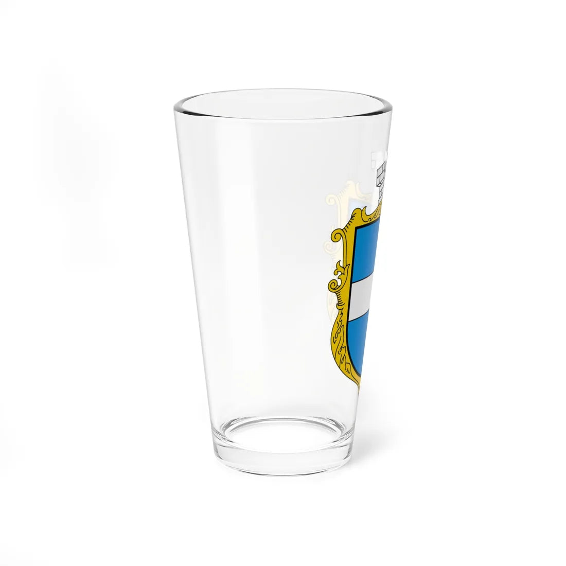 Kremenchuk coat of arms middle (Ukraine) (Coat of Arms) Pint Glass 16oz - Go Mug Yourself