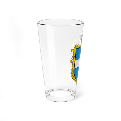 Kremenchuk coat of arms middle (Ukraine) (Coat of Arms) Pint Glass 16oz - Go Mug Yourself