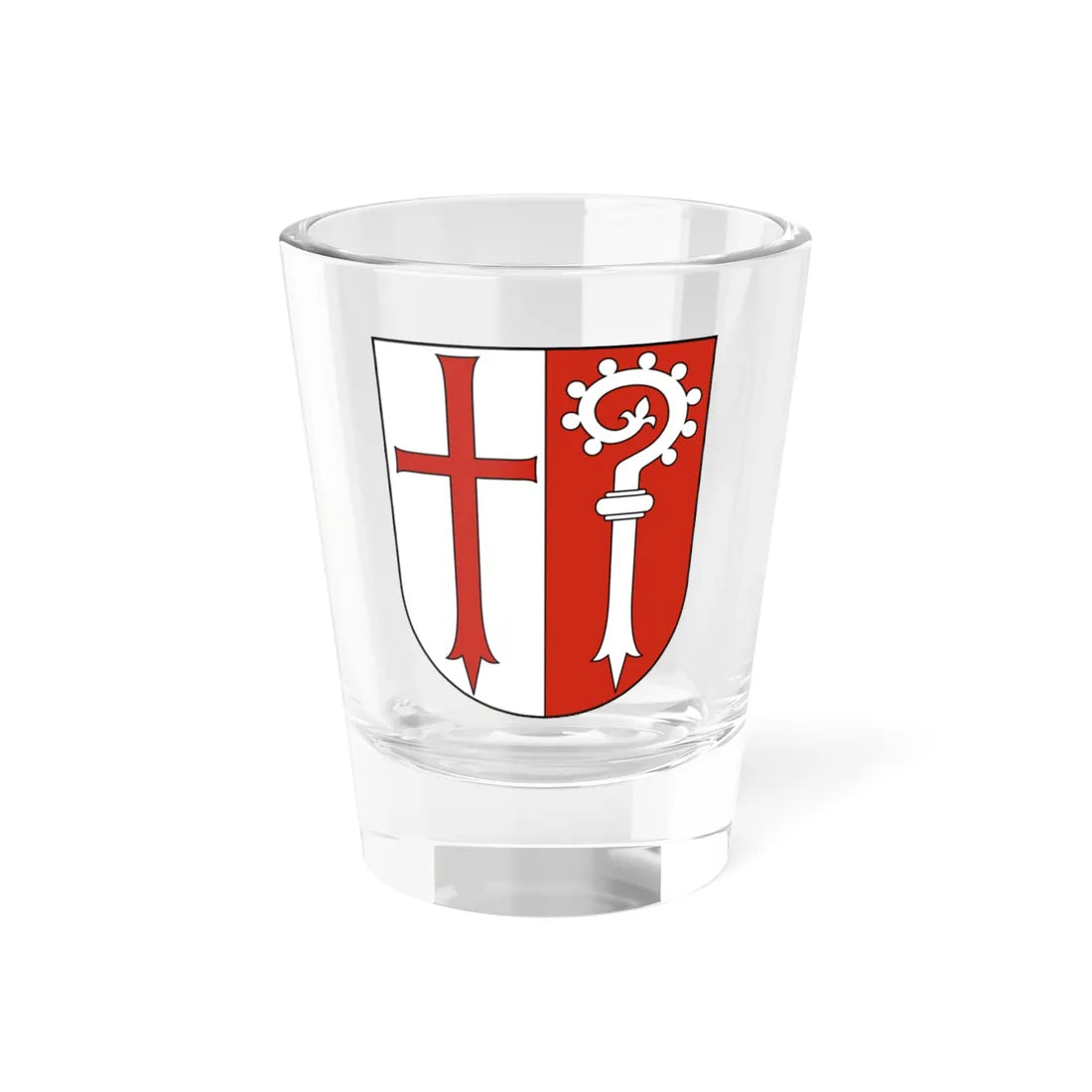 Kreuzlingen-blazon (Switzerland) (Coat of Arms) Shot Glass 1.5oz 1.5oz - Go Mug Yourself