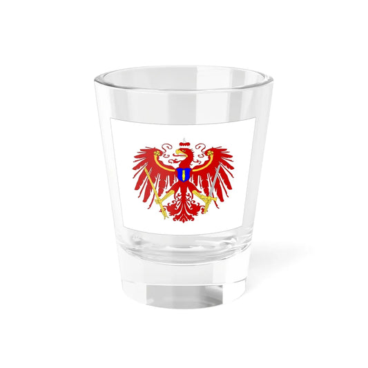 Kriegsflagge Kur-Brandenburgische Flotte (Germany) Shot Glass 1.5oz 1.5oz - Go Mug Yourself