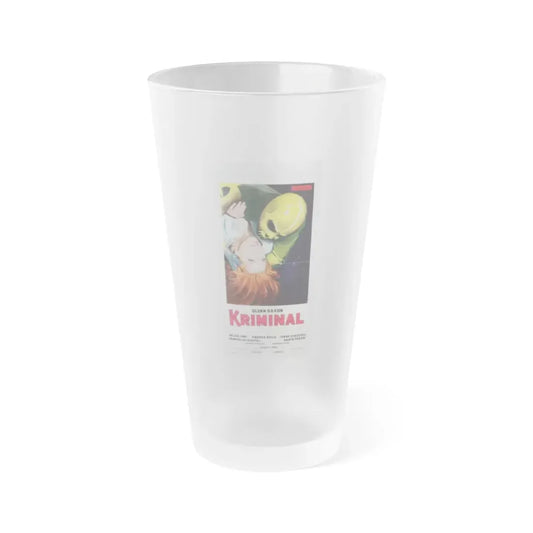 KRIMINAL (ITALIAN) 1966 Movie Poster - Frosted Pint Glass 16oz 16oz Frosted - Go Mug Yourself