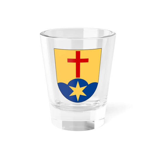 Kristberg församling vapen (Sweden) (Coat of Arms) Shot Glass 1.5oz 1.5oz - Go Mug Yourself