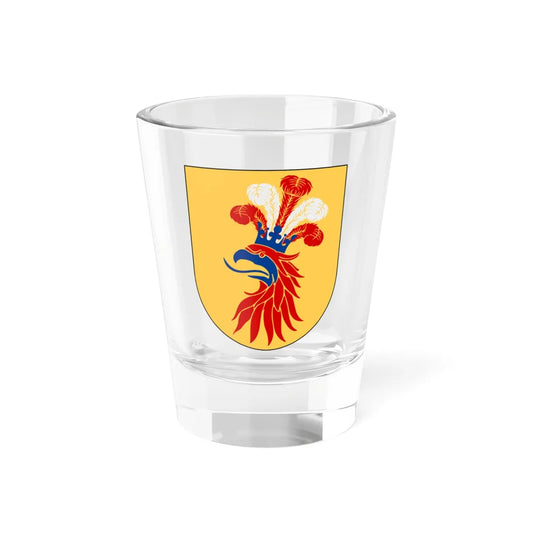 Kristianstad län vapen (Sweden) (Coat of Arms) Shot Glass 1.5oz 1.5oz - Go Mug Yourself
