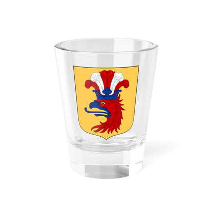 Kristianstad läns vapen (Sweden) (Coat of Arms) Shot Glass 1.5oz 1.5oz - Go Mug Yourself