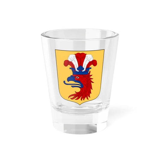 Kristianstad läns vapen (Sweden) (Coat of Arms) Shot Glass 1.5oz 1.5oz - Go Mug Yourself