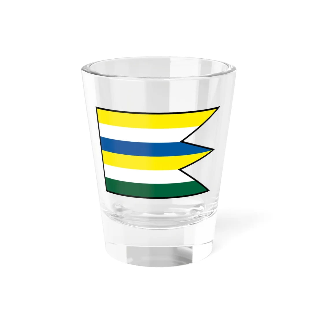 Krive Bardejov Flag (Slovakia) Shot Glass 1.5oz 1.5oz - Go Mug Yourself