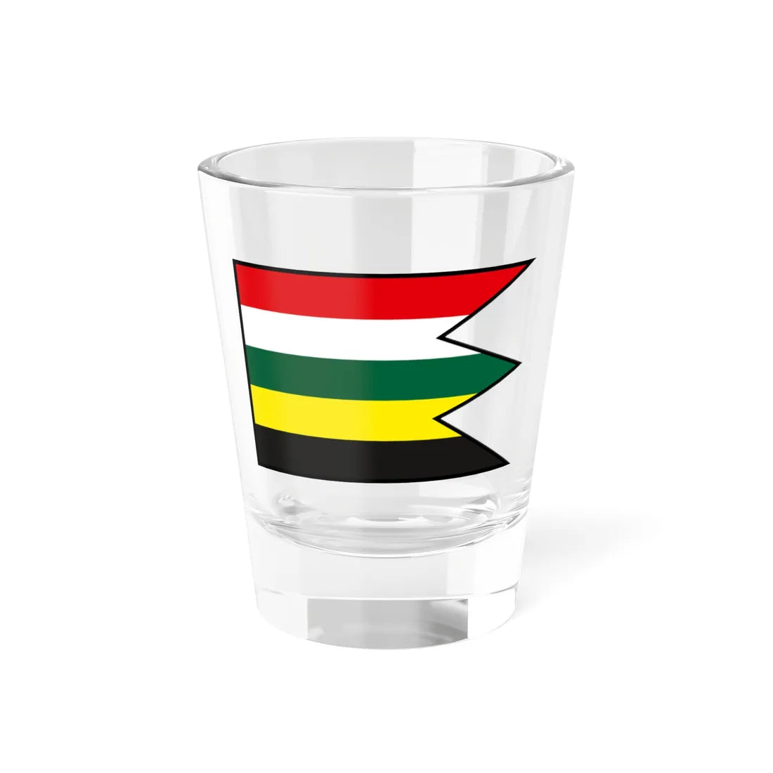 Krivosud Bodovka Trencin Flag (Slovakia) Shot Glass 1.5oz 1.5oz - Go Mug Yourself