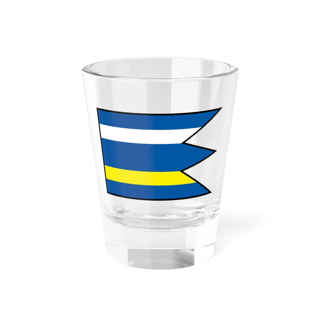 Krnca Topolcany Flag (Slovakia) Shot Glass 1.5oz 1.5oz - Go Mug Yourself