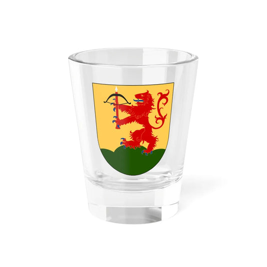 Kronoberg vapen (Sweden) (Coat of Arms) Shot Glass 1.5oz 1.5oz - Go Mug Yourself