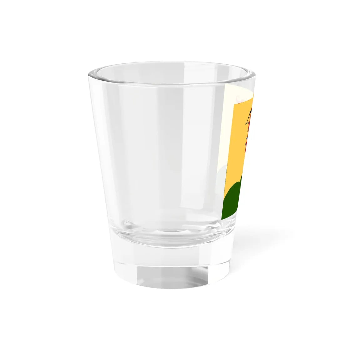 Kronobergs lan vapenflagga (Sweden) Shot Glass 1.5oz - Go Mug Yourself